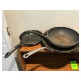Cuisinart, Farberware and KitchenAid skillets