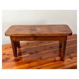 Small wooden stool