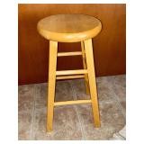 Light wood bar stool