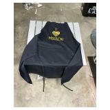 Folding aluminum camping table with Mizzou apron