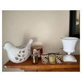 Bird candleholder, votive holders