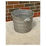 Galvanized bucket