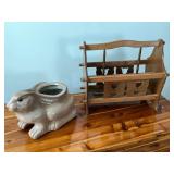 Rabbit planter