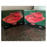 2 Pfaltzgraff snack sets