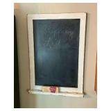 Wooden framed chalkboard