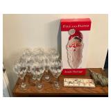 8 Dansk White Pine glasses