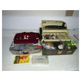 Pair of Plano tackle boxes with tackle