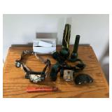 Browning headlamp, Buckmaster headlamp, Coleman flashlight, etc.