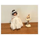 Madame Alexander 'Snow White' doll on stand, 8' T