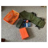 Tilton size 36' chainsaw chaps, Husqvarna gloves