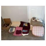 Table linens, napkins, placemats, chair pad