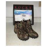 Rocky camo hunting boots