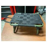 Folding canvas stool with metal frame 8' seat height