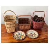 Trio of baskets