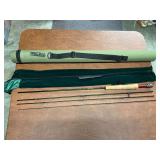 Temple Fork Outfitters 89' 4-piece flyrod in cloth case