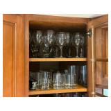 Stemware, beer glasses, shot glasses