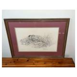 'By The Lost Snow Goggles' No. 6/500 by Charles Schwartz, artist signed