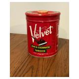 Vintage Velvet tobacco tin
