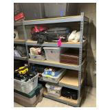 Metal shelving, CONTENTS NOT INCLUDED