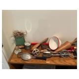Vintage kitchen utensils