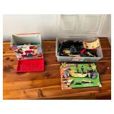 Mega Blocks and assortment of Legos in Lego Freestyle box