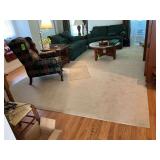 Area rug with pad