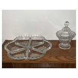 Covered candy dish