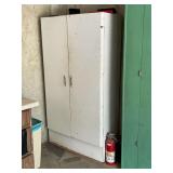 Metal cabinet and contents