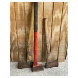 Pair of axes and splitting maul