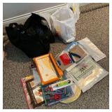 Beading supplies, cords, tools, Fiskars paper cutter