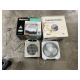 Massey personal fan, Sunbeam heater