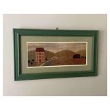 Framed primitive print