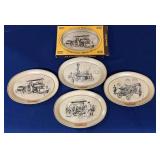 2 sets of Case wall hanging decorative plaques limited edition