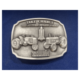 Case 1988 Parts Trade Fair pewter belt buckle