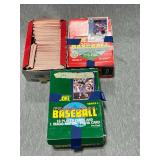 Assortment of baseball cards.