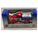 Carquest die cast bank, Dodge Tanker with key