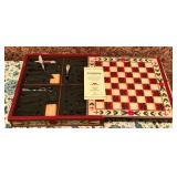Jim Shore Checkers Chess and Backgammon set