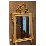 Ornate wall mirror
