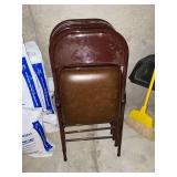 4 Meco folding chairs