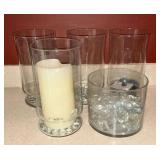 Vases and decorative stone and glass fillers
