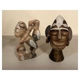 Pair of Soapstone? Figurines