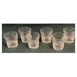 6 Baccarat old fashion glasses