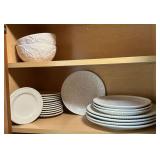Pier 1 and Sorrento plates and bowls.