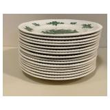 Vintage Copeland Spode Green Basket pattern