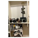 Collection for Mizzou fan, throw, table cloth, scarf, clear stadium purse