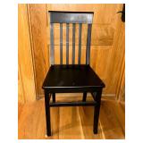 Wooden chair, seat height 19" T.