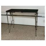 Folding table, 19" x 46".