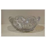 Crystal? cut glass bowl