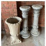 2 plant stands 36" T