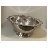 Oneida USA silverplate pedestal bowl
